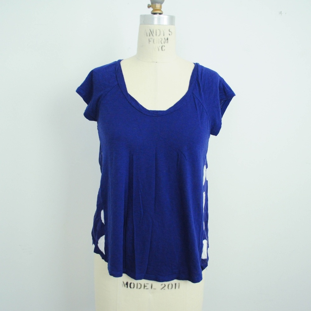 ❤️3/$29 Porridge Anthropologie T-Shirt Polka Dot